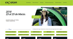 Desktop Screenshot of expotan.com